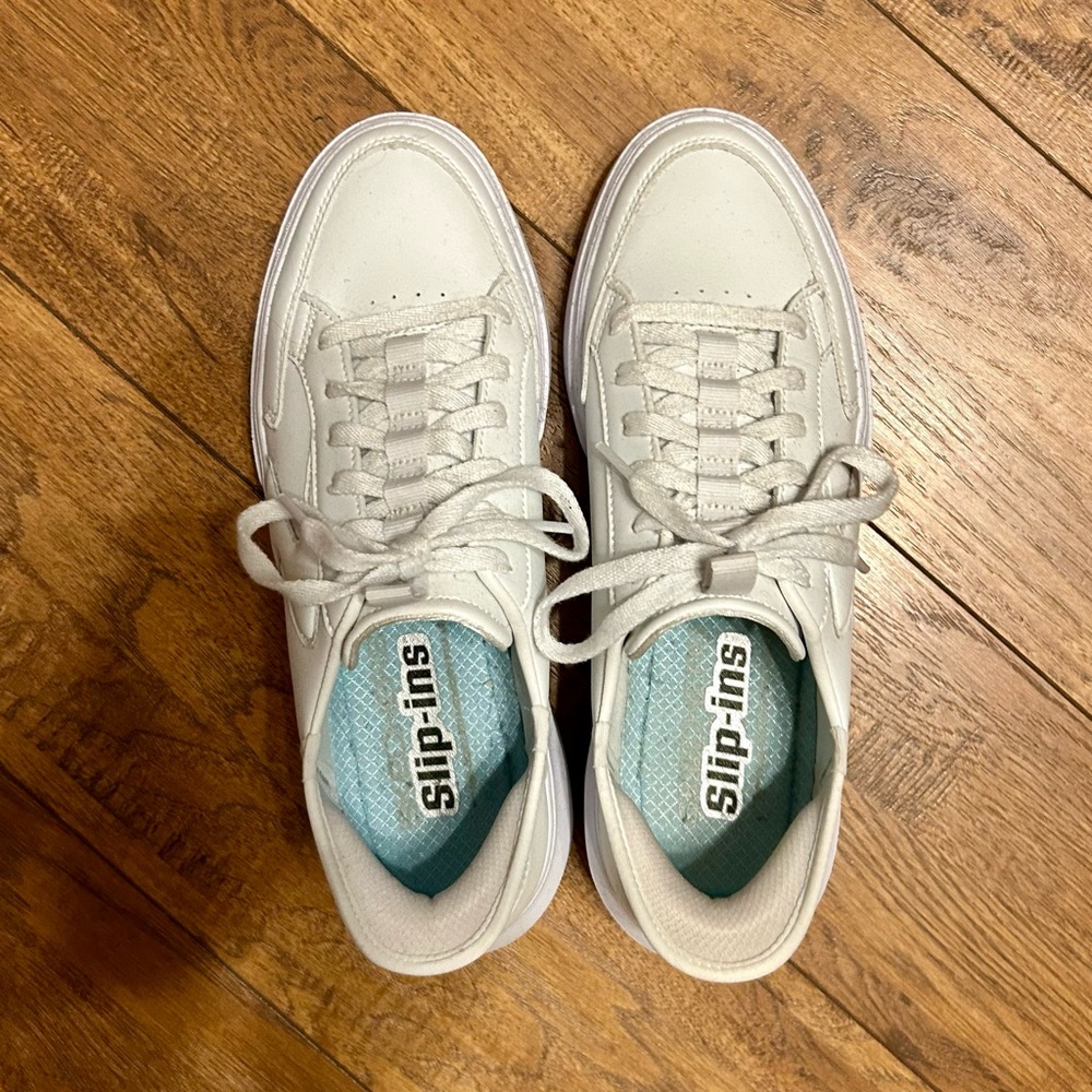 Skechers White Slip-Ins Women's Sneakers